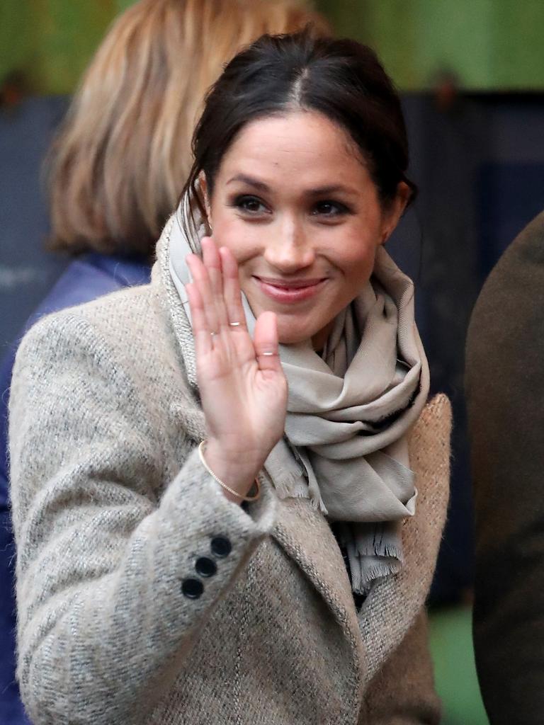 Prince Harry and his fiancee Meghan Markle visit Reprezent 107.3FM on January 9, 2018 in London, England. The Reprezent training programme was established in Peckham in 2008, in response to the alarming rise in knife crime, to help young people develop and socialise through radio. Picture: Getty Images