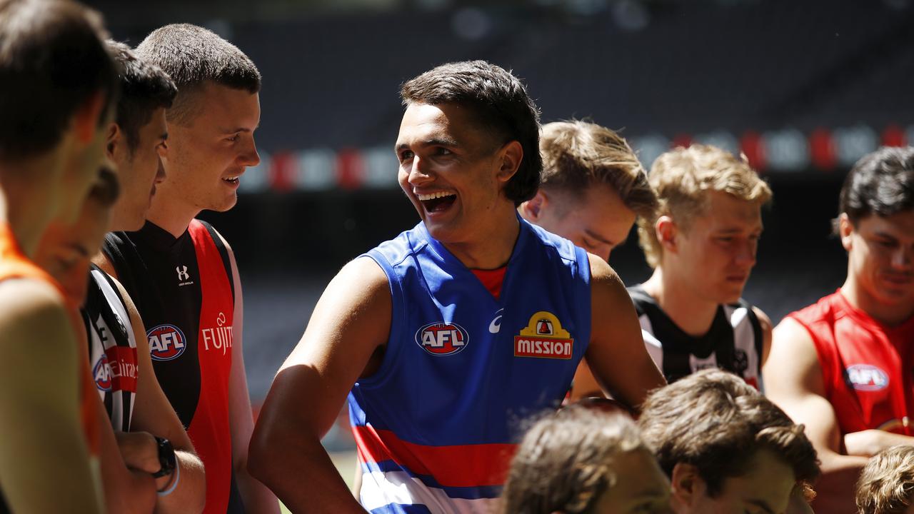 Western Bulldogs forward Jamarra Ugle-Hagan was the dux of last year’s AFL draft class. Picture: AFL Photos via Getty Images