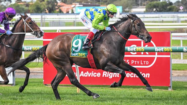 Emerging filly Sioux Spirit can return to winning ways when the Jerome Hunter-trained three-year-old steps out at Caulfield. Picture: Racing Photos via Getty Images.