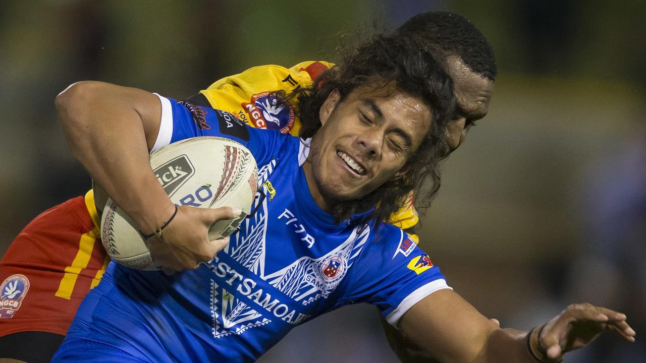 Jarome Luai played a Test for Toa Samoa in 2019.