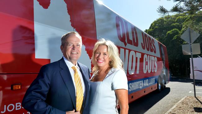 Power couple: Bill and Chloe Shorten. Picture: Craig Warhurst