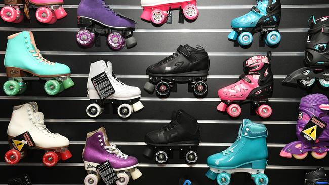 Quad skates on offer at Cre8ive Sk8. Picture: Shae Beplate.