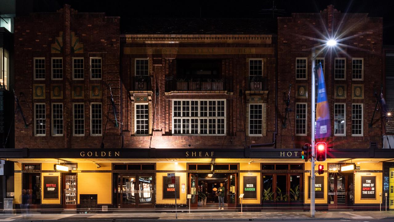 Police were called to the Golden Sheaf Hotel on Saturday night. Picture: Monique Harmer