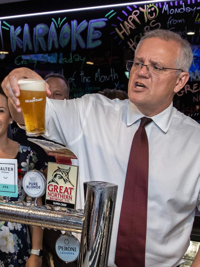 Survey respondents weren’t too keen on having a beer with either major leader. Picture: Jason Edwards