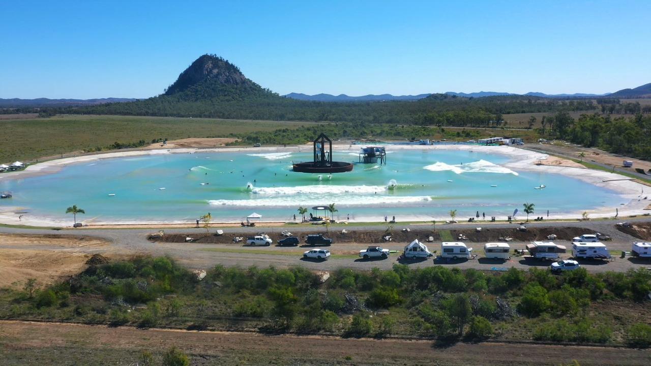 Surf Lakes sits near Mt Baga and the Rockhampton-Yeppoon Rd.