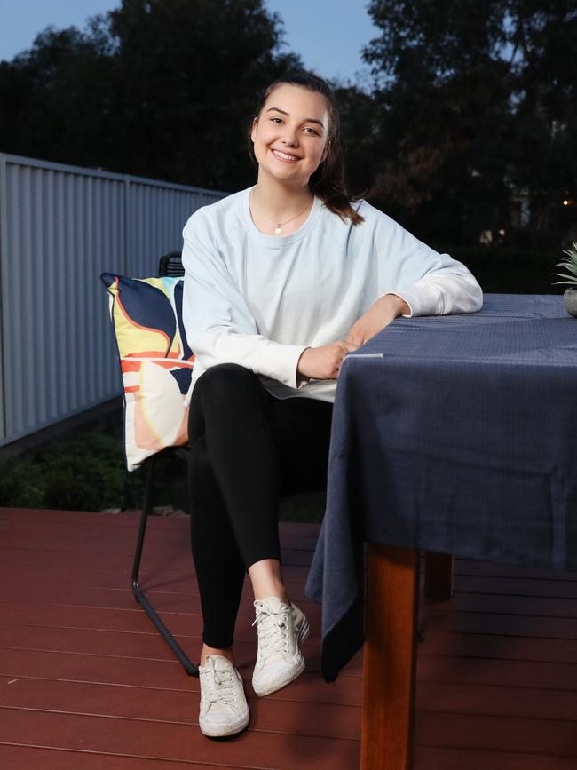 Paige Persijn, of Caringbah, is in year 12 this year and could benefit from the WSU plan. Picture: Richard Dobson