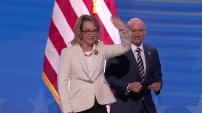 Gabby Giffords, gun violence survivors speak out at DNC