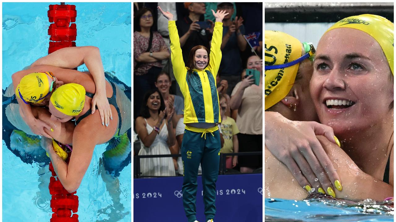 A one-two finish for Australia in the 200m freestyle.