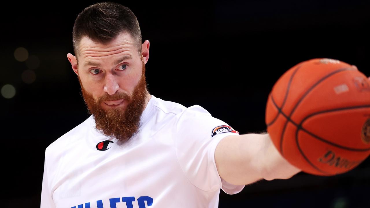 Aron Baynes has had a torrid start to the season and is getting used to a new role. Picture: Getty Images