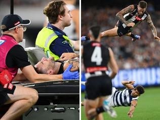 ‘It’s messed up’: Pies teammates distressed by sickening injury