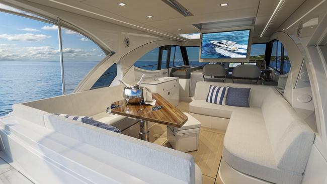 Riviera’s new 4300 Sports Express is a highly versatile luxury motor yacht with a great sense of fun. Designed for all of us who wish we could spend more time on the water and want to make the most of every opportunity. The Riviera 4300 Sports Express will have its world premiere at The Sanctuary Cove International Boat Show in may Picture Riviera