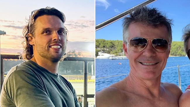 James Rose and Stephen Gale were killed in a plane crash over Port Phillip Bay. Picture: Supplied