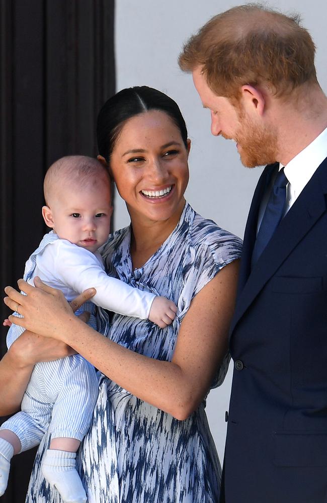 Meghan Markle and Prince Harry welcomed their first child, Archie Mountbatten-Windsor, in May. Picture: Getty Images