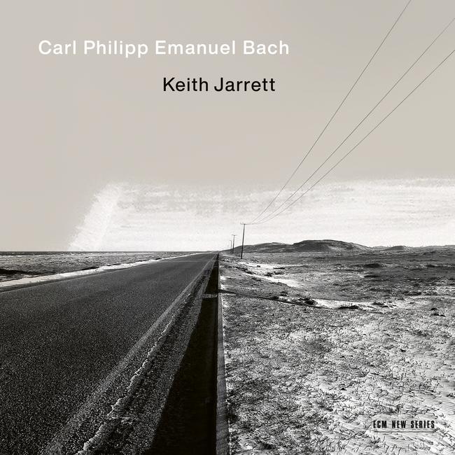 Album artwork for Keith Jarrett's recording of CPE Bach's Wurttemburg Sonatas on the ECM label.