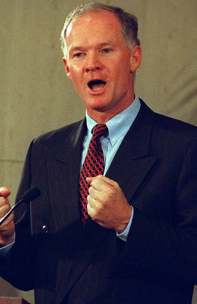 Queensland premier Wayne Goss in July 1995.