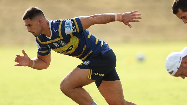 Parramatta's Ryan Matterson during Parramatta NRL training at Kellyville, Sydney. Picture: Brett Costello