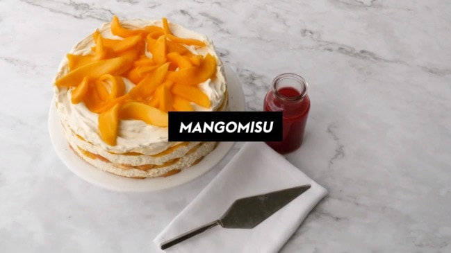 Tiramisu Cake  Olive & Mango