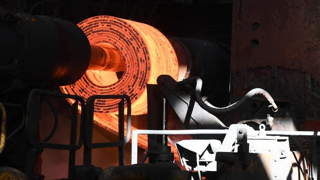 Bluescope’s steel works at Port Kembla. Picture: AAP