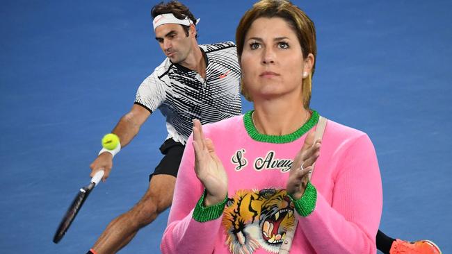 Roger and Mirka Federer.