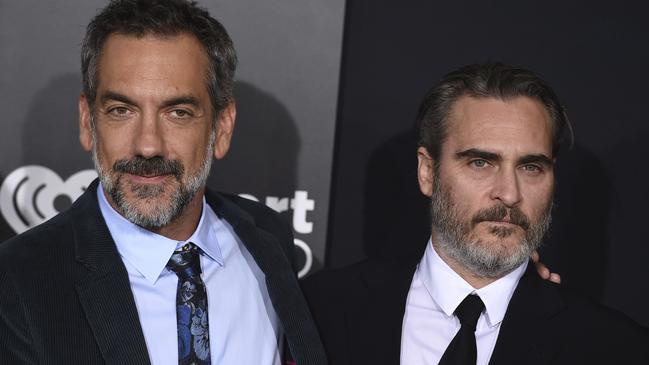 Director Todd Phillips (left) says Joaquin Phoenix was his top choice to play the Joker. Picture: AP