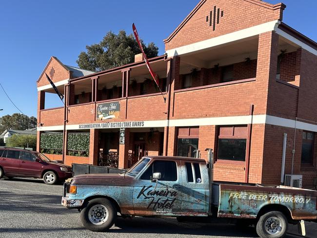 The Kaneira Hotel at Culgoa in the Mallee changed hands last month. Picture: Supplied.