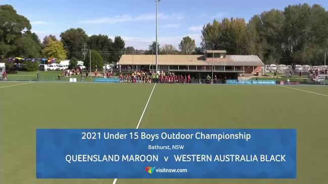 REPLAY: National U15's Boys Hockey Championships - QLD Maroons vs WA Black