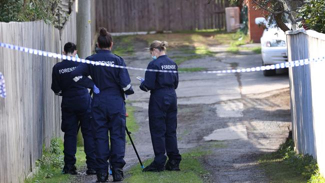 The children were found at a Cochrane St home in Mitcham. Picture: David Caird