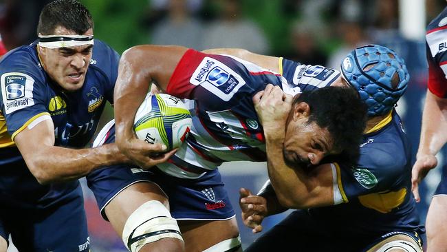 Wallaby lock Lopeti Timani is a big inclusion for the Rebels.