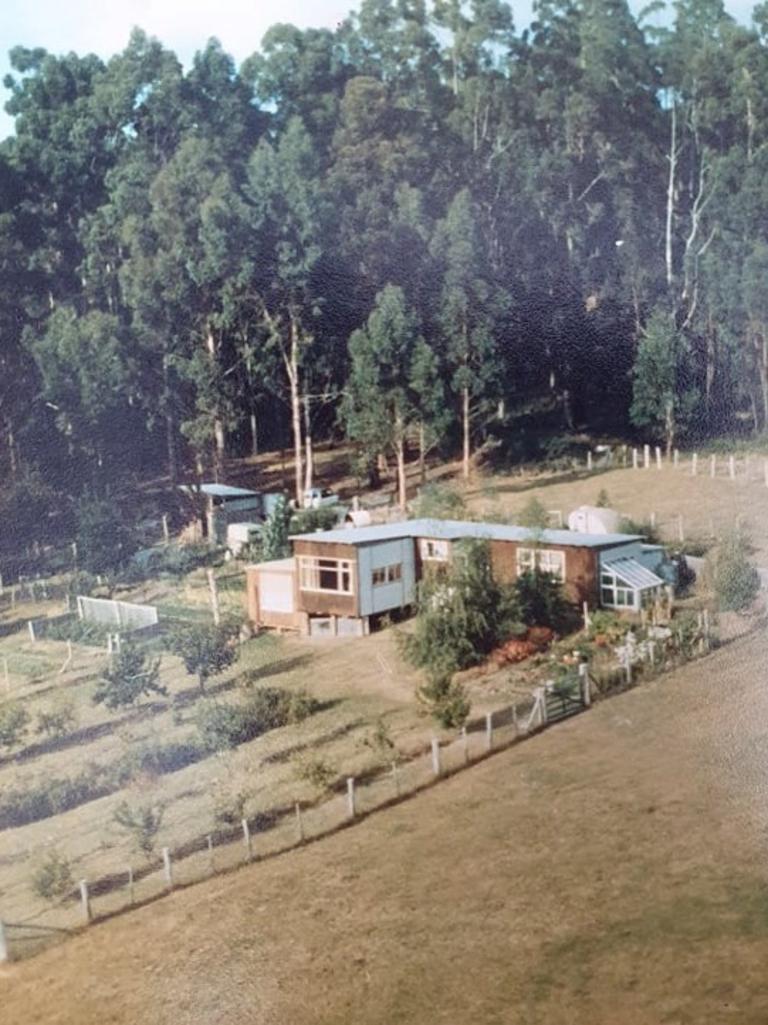 Geoffrey Rallings’ family home in the early 80s in Lady Bay Tasmania – Picture: Supplied