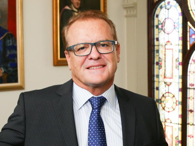 03/03/2016 : Scots College headmaster Ian Lambert pictured at the School in Bellevue Hill, Sydney The Australian / Renee Nowytarger Sydney.