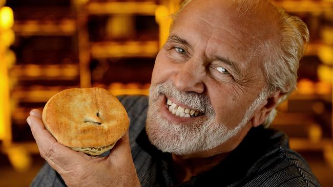 Vili Milisits with one of the pies which made him an SA culinary legend. Picture: Roy VanDerVegt