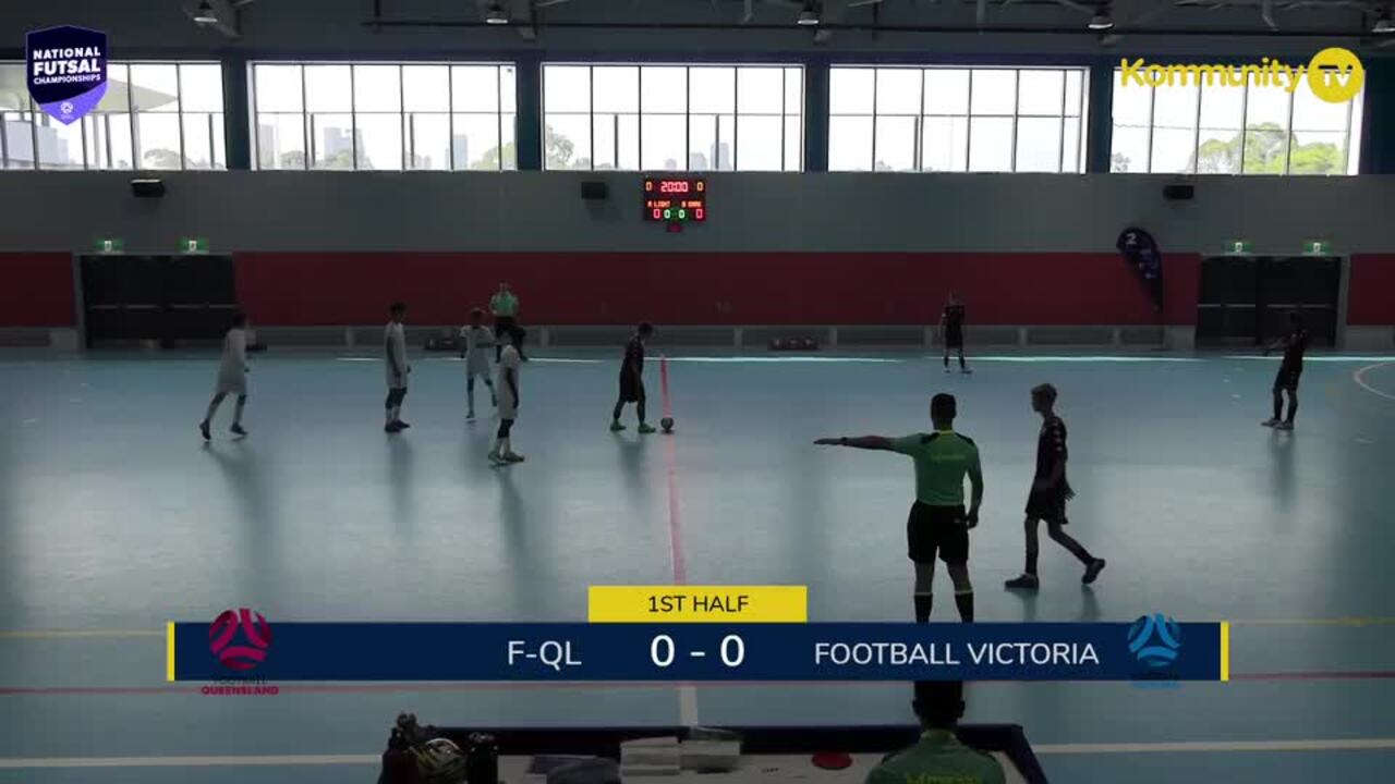 Replay: Football Queensland v Football Victoria (U15 Boys) - 2025 National Futsal Championships Day 2