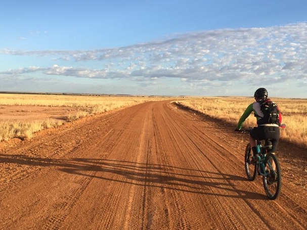 Andrew Kerec will try to break a record by riding from Steep Point, WA, to Byron Bay, NSW in 65 days.