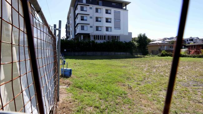 The Chermside development remains untouched. Picture: Steve Pohlner