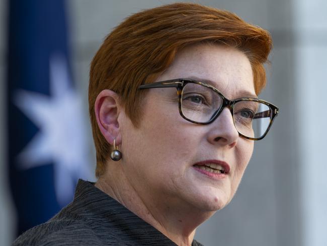 Marise Payne said there is credible evidence of human rights abuses in Xinjiang. Picture: NCA NewsWire / Martin Ollman