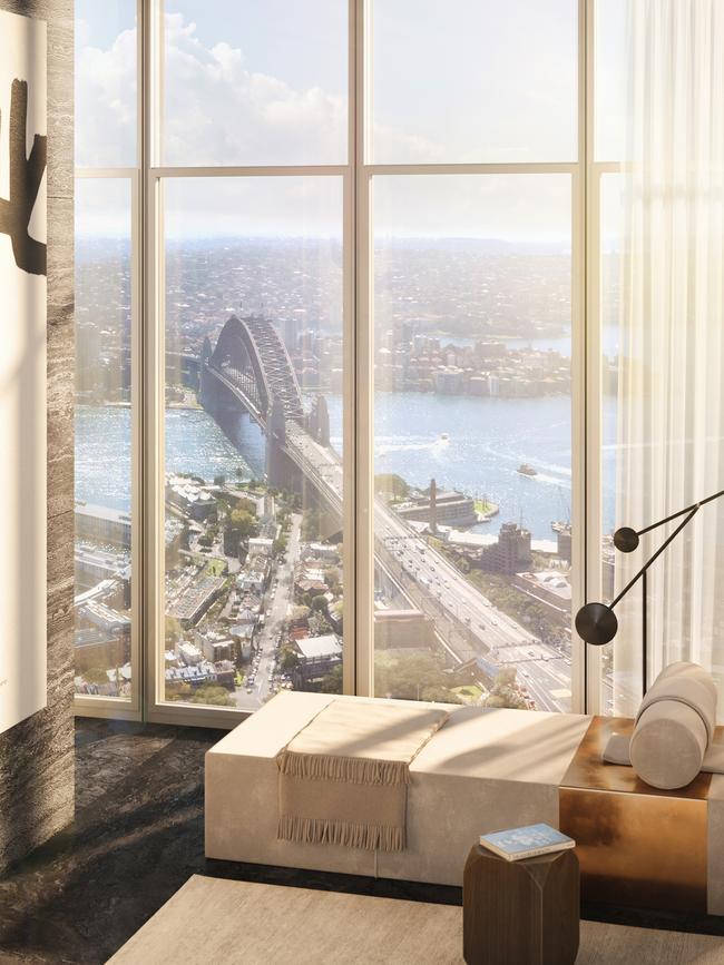 The sale of the Barangaroo South apartment broke the $100,000 per square metre barrier. Picture Supplied.