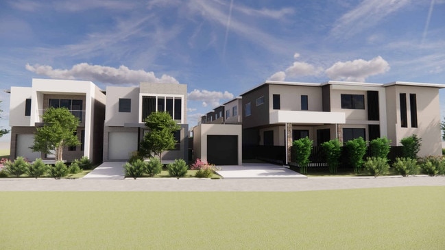 10 massive double-storey houses will add to a precinct of almost 200 homes. Picture: IDA Design Group