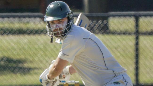 Caulfield champion Jacob Thorne scored his 10th century for the Fielders. Picture: Valeriu Campan