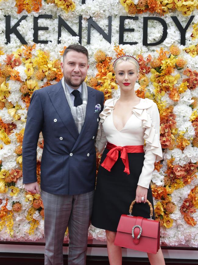 James Kennedy with his then-fiancee Jaimee Belle. Picture: Julie Kiriacoudis