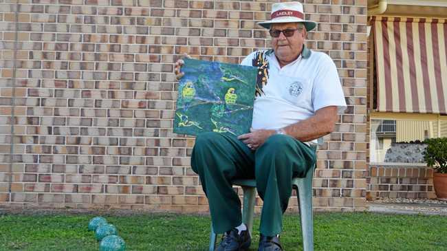 Tony Watson has been selected to play at the Queensland Disability Games in Mackay but is struggling to find the money to fund it. Picture: Ebony Graveur