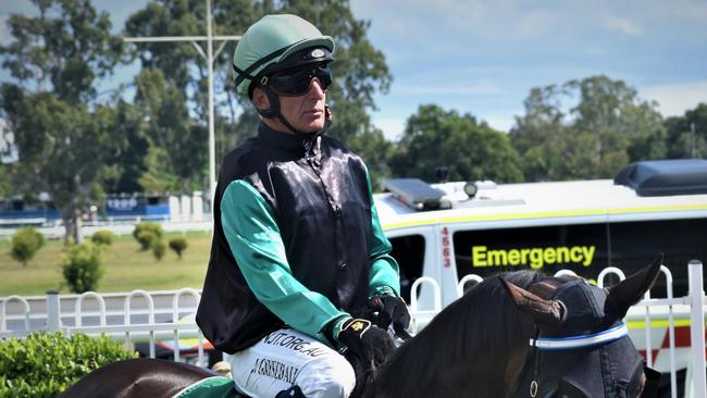 Jockey Jon Grisedale will ride Humphree Bear in the opener at Port Macquarie on Friday. Picture: Bill North/The Daily Examiner