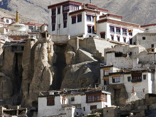 Lamayuru gompa - buddhist monastery in Indus valley