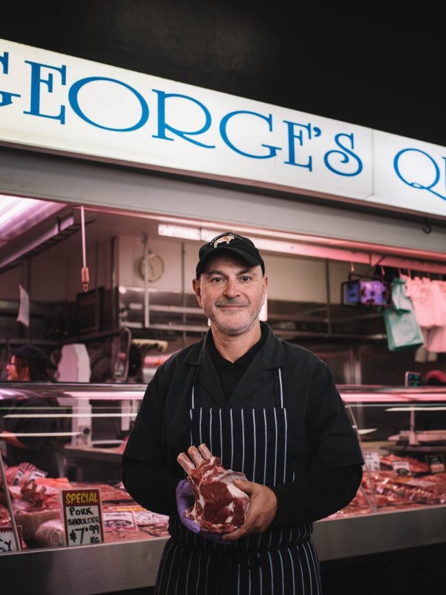 George Patsalis from George's Meats has been based at the market for 38 years.