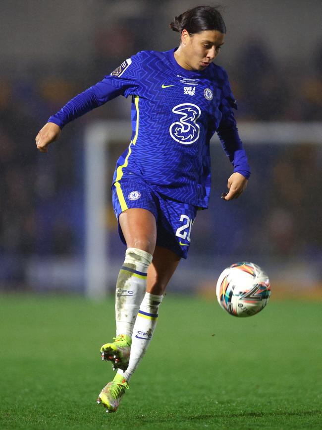 Australia’s Sam Kerr plays for Chelsea. Picture: Getty Images