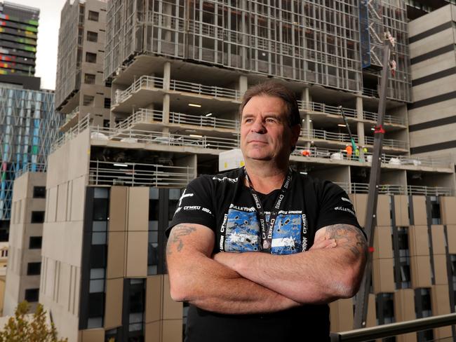 17/05/2018: John Setka, Victorian Union Leader of the CFMEU in Melbourne. Stuart McEvoy for The Australian.