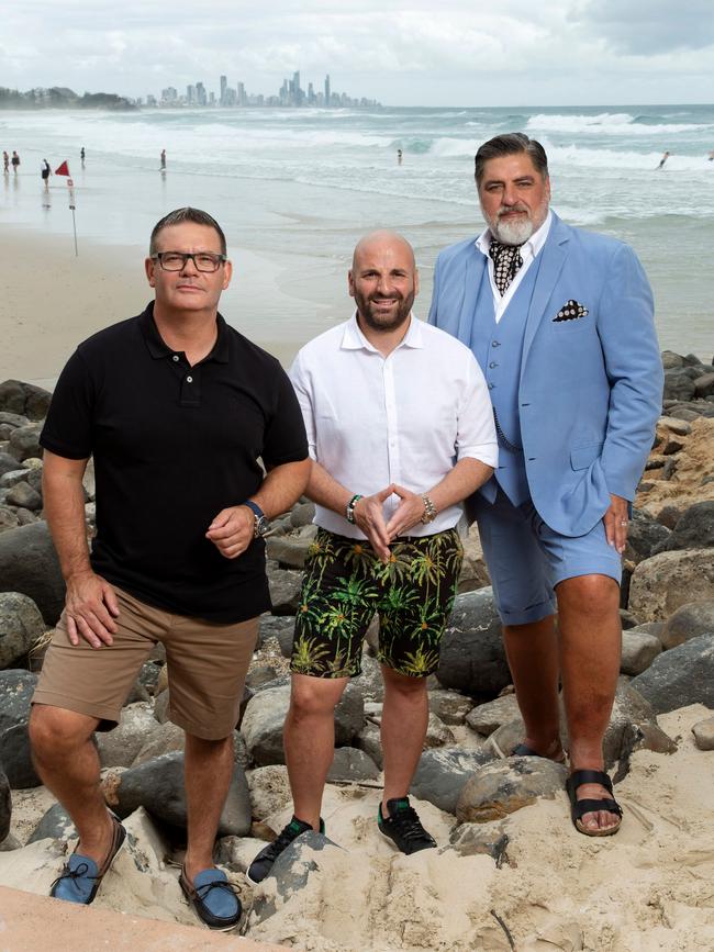 Former MasterChef judges Gary Mehigan, George Calombaris and Matt Preston.