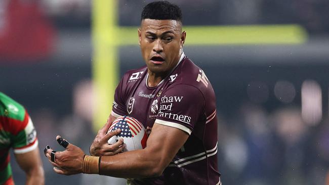 Olakau'atu dominated in Manly’s big win. Ezra Shaw/Getty Images/AFP