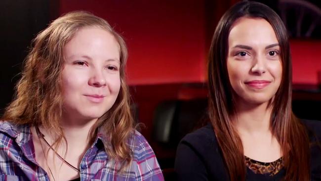 Heinze’s victims, known as “Lena” (left) and “Beatriz”, right. Picture: 60 Minutes.