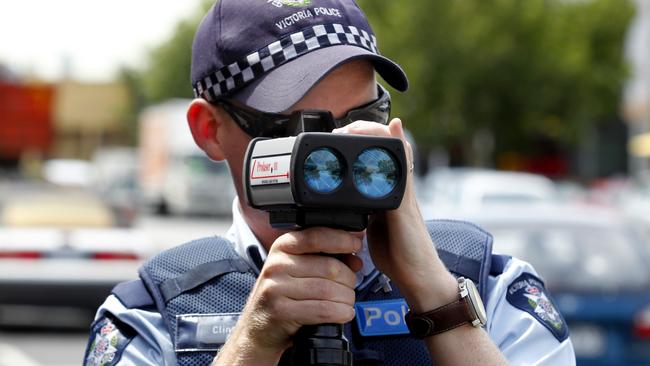 Police issued more on-the-spot fines to speeding motorists in the past year.