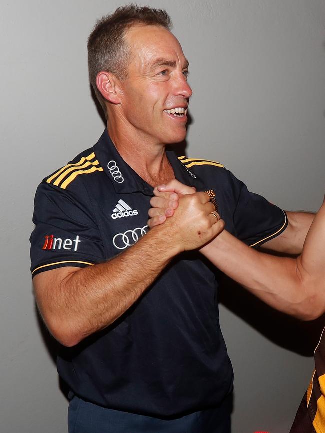 Hawthorn coach Alastair Clarkson.